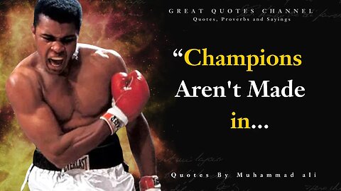 Muhammad Ali Quotes This is My Legacy l Muhammad Ali Quotes That Inspire l Deep Quotes , Wisdom