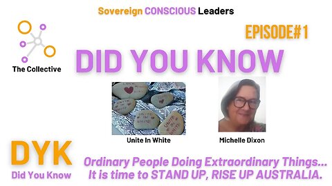 1. Did You know (DYK) – Unite in White and Michelle Dixon