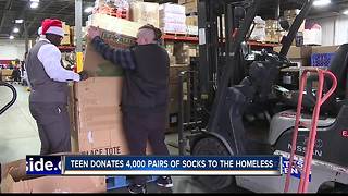 Thousands of socks, underwear donated to Boise Rescue Mission