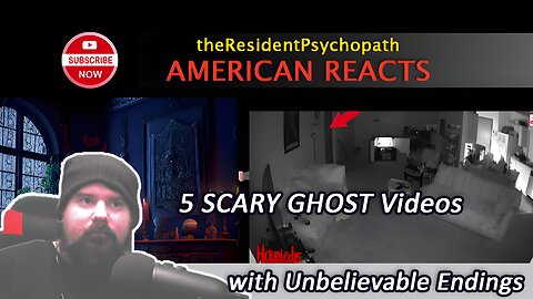 American Reacts to 5 SCARY GHOST Videos with Unbelievable Endings