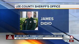 Former Lee County Sheriff candidate on administrative leave