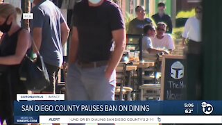 San Diego Supervisor Fletcher discusses ruling that allows restaurants to reopn