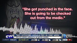 Two officers assaulted in one week
