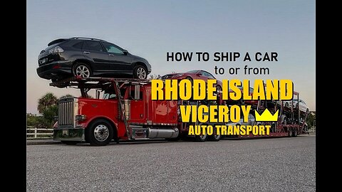 How to Ship a Car to or from Rhode Island
