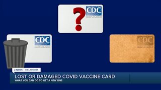 Lost or damaged covid vaccine card