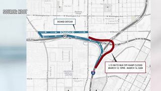 Another ramp closure scheduled this week for Project Neon in Las Vegas