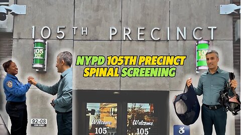 NYPD *SPINAL SCREENING* FOR 105th PRECINCT!🙌😮‍💨💥~TAKING CARE OF OUR POLICE DEPARTMENT! | Dr.Nektalov
