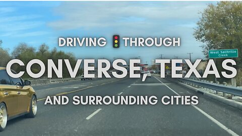 Driving Through Converse Texas