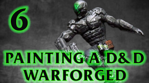 Silent painting Batman as a D&D Warforged - 06