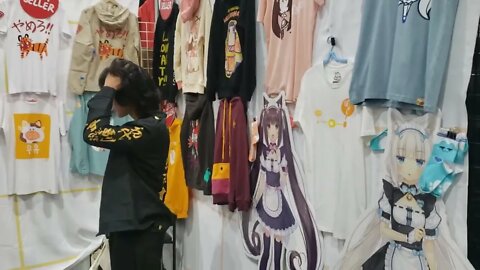 Anime Expo 2022 - Ohmonah x Nekopara crossover booth section