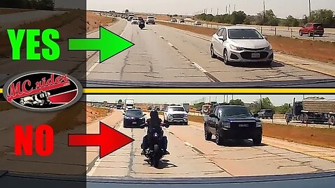Do THIS - Not THIS! To stay alive on a motorcycle.