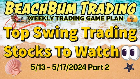 Top Swing Trading Stocks to Watch 👀 | 5/13 – 5/17/24 | MSB GDXD ZSL CRT MOS SIRI EXTR USIO & More