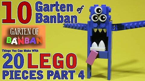 10 Garten of Banban things you can make with 20 Lego pieces Part 4