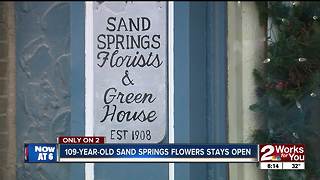 Historic Sand Springs Flowers will not close