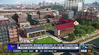City and state leaders help break ground on Port Covington