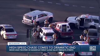 High speed chase comes to dramatic end in the Valley