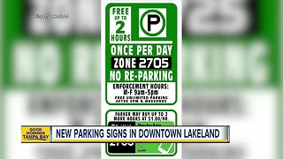 New parking signs coming to downtown Lakeland