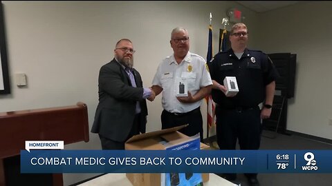 Former combat medic buys first responders equipment to support their mission