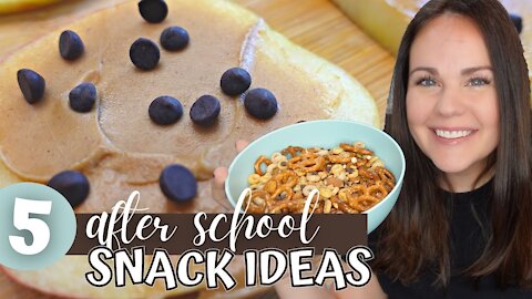 5 EASY SNACKS | BACK TO SCHOOL SNACKS | AFTER SCHOOL SNACK IDEAS | AMBER AT HOME