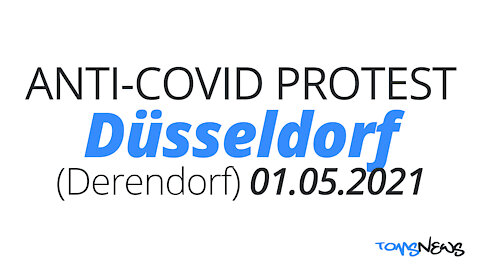 Anti Covid Protest in Düsseldorf (Derendorf), Germany (01.05.2021)