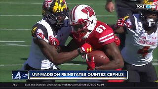 UW-Madison reinstates Quintez Cephus, football player acquitted of sexual assault charges