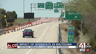 Businesses feel pinch of Interstate 29's closure