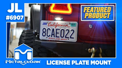 Featured Product: Swing-A-Way License Plate Relocation Mount for the Jeep JL Wrangler