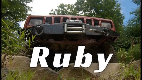 Narrow Trails - Tuesday Afternoon in Cattaraugus County NY with Ruby our Stock 99 Jeep Cherokee XJ