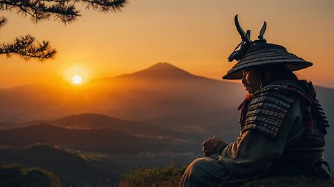 Samurai Meditation In The Sunset Afternoon - Relaxing Instrumental Music - Samurai Bushido