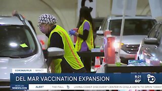 Del Mar vaccination site returns for weekend appointments as facilities grow