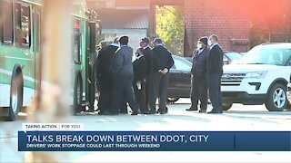 DDOT work stoppage to continue through weekend; no bus service expected