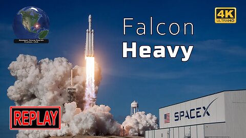 REPLAY: Falcon Heavy launches 9-ton Jupiter 3 sat to GEO! (28 Jul 2023)