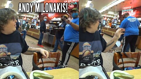 Andy Milonakis causes CHAOS in Diner!