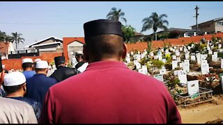SOUTH AFRICA - Durban - Funeral of veteran journalist Farook Khan (Videos) (oBC)