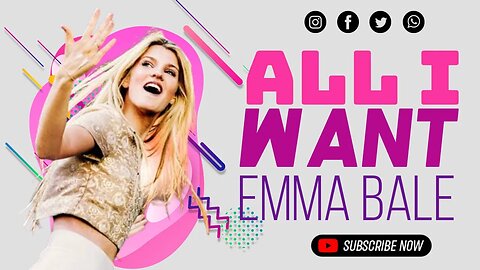 All I Want (Cover)| Emma Bale | Lyric Video (Kodaline)