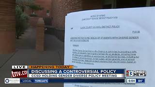 A look at CCSD's draft policy addressing gender diverse students