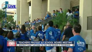 Hillsborough County teachers demand promised pay raises