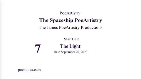 7 Spaceship PoeArtistry The Light
