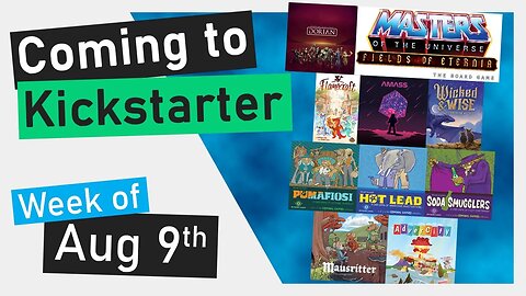 📅Kickstarter Boardgames | Flamecraft, Masters of the Universe Fields of Eternia, Amass, Pumafiosi