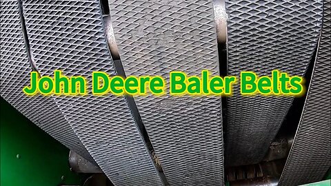 Replacing Belts on a John Deere Round Baler