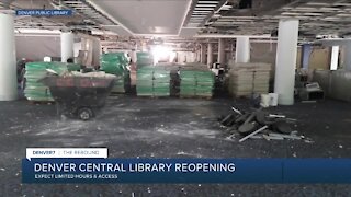 Denver Central Library partially reopening Sunday