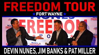 Freedom Tour Indiana: Exclusive with Rep. Jim Banks on Pelosi’s Jan. 6 Witch Hunt