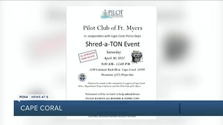 Cape Coral Shred-a-TON Event