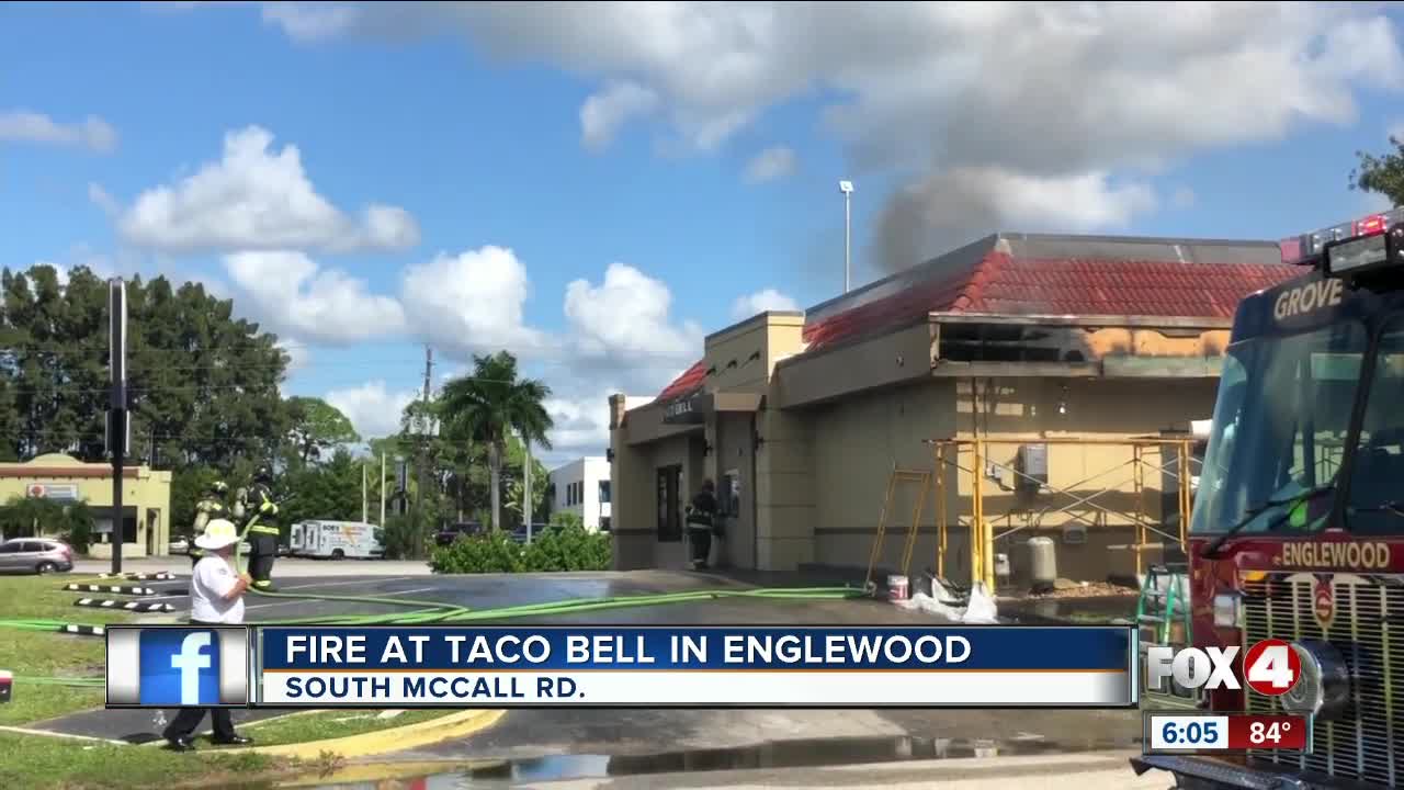 Taco Bell catches fire Englewood