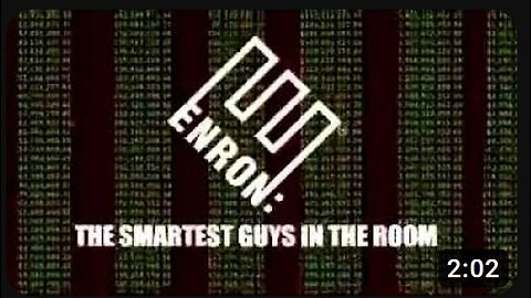 BENZOTATION RESEARCH STREAM #6: "ENRON: THE SMARTEST GUYS IN THE ROOM" MOVIE WATCH
