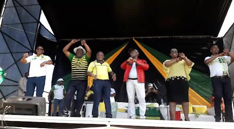 SOUTH AFRICA - Durban - ANC campaign trail at Moses Mabhida Stadium (Video) (woc)