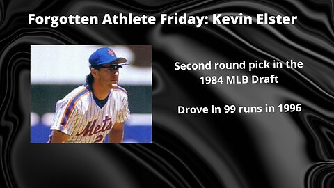 Forgotten Athlete Friday #114: Kevin Elster