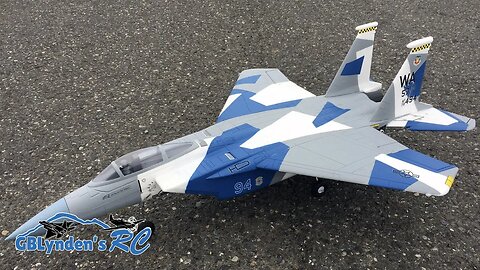 E-flite F-15 Eagle 64mm EDF Jet With AS3X & SAFE Select Maiden Flight
