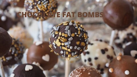 Keto Chocolate Almond Fat Bombs