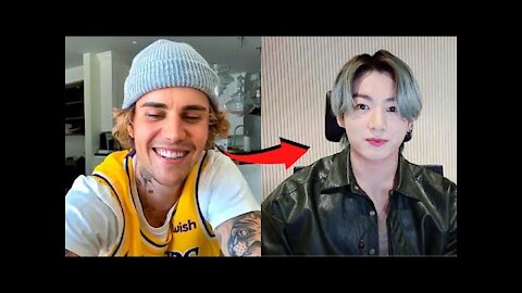 Justin Bieber Reacts to BTS Jungkook Singing His New Song Holy & Hold On